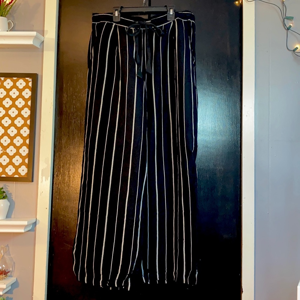 XL A New Day Wide Leg Tie Waist Pants